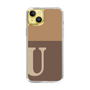 スリムプロテクションケース［ オリジナル - initial two tone - U brown ］