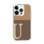 スリムプロテクションケース［ オリジナル - initial two tone - U brown ］