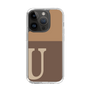 スリムプロテクションケース［ オリジナル - initial two tone - U brown ］