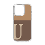 スリムプロテクションケース［ オリジナル - initial two tone - U brown ］
