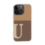スリムプロテクションケース［ オリジナル - initial two tone - U brown ］