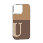 スリムプロテクションケース［ オリジナル - initial two tone - U brown ］