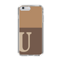 スリムプロテクションケース［ オリジナル - initial two tone - U brown ］