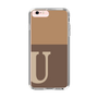 スリムプロテクションケース［ オリジナル - initial two tone - U brown ］