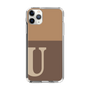 スリムプロテクションケース［ オリジナル - initial two tone - U brown ］