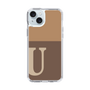 スリムプロテクションケース［ オリジナル - initial two tone - U brown ］