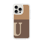 スリムプロテクションケース［ オリジナル - initial two tone - U brown ］