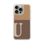 スリムプロテクションケース［ オリジナル - initial two tone - U brown ］