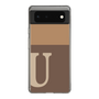 スリムプロテクションケース［ オリジナル - initial two tone - U brown ］