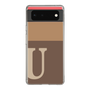 スリムプロテクションケース［ オリジナル - initial two tone - U brown ］