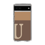 スリムプロテクションケース［ オリジナル - initial two tone - U brown ］
