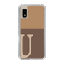 スリムプロテクションケース［ オリジナル - initial two tone - U brown ］
