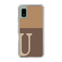 スリムプロテクションケース［ オリジナル - initial two tone - U brown ］
