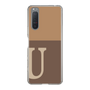 スリムプロテクションケース［ オリジナル - initial two tone - U brown ］
