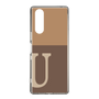 スリムプロテクションケース［ オリジナル - initial two tone - U brown ］