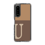 スリムプロテクションケース［ オリジナル - initial two tone - U brown ］