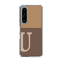 スリムプロテクションケース［ オリジナル - initial two tone - U brown ］