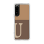 スリムプロテクションケース［ オリジナル - initial two tone - U brown ］