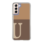 スリムプロテクションケース［ オリジナル - initial two tone - U brown ］