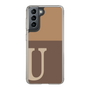 スリムプロテクションケース［ オリジナル - initial two tone - U brown ］