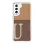 スリムプロテクションケース［ オリジナル - initial two tone - U brown ］