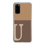 スリムプロテクションケース［ オリジナル - initial two tone - U brown ］