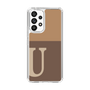 スリムプロテクションケース［ オリジナル - initial two tone - U brown ］