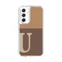 スリムプロテクションケース［ オリジナル - initial two tone - U brown ］