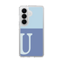 スリムプロテクションケース［ オリジナル - initial two tone - U blue ］