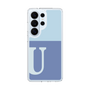 スリムプロテクションケース［ オリジナル - initial two tone - U blue ］