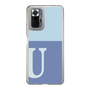 スリムプロテクションケース［ オリジナル - initial two tone - U blue ］