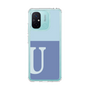 スリムプロテクションケース［ オリジナル - initial two tone - U blue ］