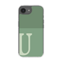 スリムプロテクションケース［ オリジナル - initial two tone - U green ］