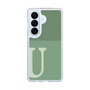 スリムプロテクションケース［ オリジナル - initial two tone - U green ］