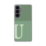 スリムプロテクションケース［ オリジナル - initial two tone - U green ］