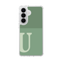 スリムプロテクションケース［ オリジナル - initial two tone - U green ］
