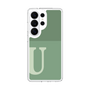 スリムプロテクションケース［ オリジナル - initial two tone - U green ］