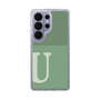 スリムプロテクションケース［ オリジナル - initial two tone - U green ］