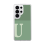 スリムプロテクションケース［ オリジナル - initial two tone - U green ］