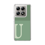 スリムプロテクションケース［ オリジナル - initial two tone - U green ］