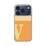 スリムプロテクションケース［ オリジナル - initial two tone - V orange ］
