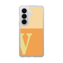 スリムプロテクションケース［ オリジナル - initial two tone - V orange ］
