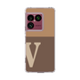 スリムプロテクションケース［ オリジナル - initial two tone - V brown ］