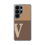 スリムプロテクションケース［ オリジナル - initial two tone - V brown ］