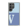 スリムプロテクションケース［ オリジナル - initial two tone - V blue ］