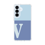 スリムプロテクションケース［ オリジナル - initial two tone - V blue ］