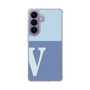 スリムプロテクションケース［ オリジナル - initial two tone - V blue ］