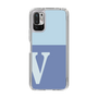 スリムプロテクションケース［ オリジナル - initial two tone - V blue ］