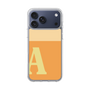 スリムプロテクションケース［ オリジナル - initial two tone - A orange ］