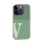 スリムプロテクションケース［ オリジナル - initial two tone - V green ］